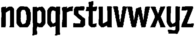GR HOFBURG Regular otf (400) Font LOWERCASE