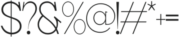 GRACESSENCIA Regular otf (400) Font OTHER CHARS