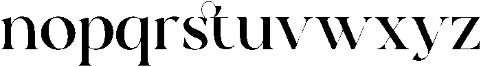 GRADIENT otf (400) Font LOWERCASE