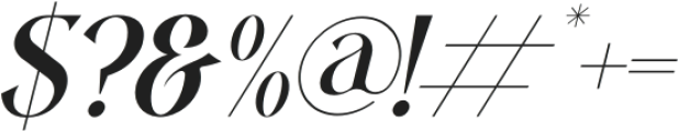 GRAVHEZ Italic otf (400) Font OTHER CHARS