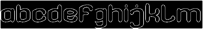 GREEN BEAN-Hollow-Inverse otf (400) FONT