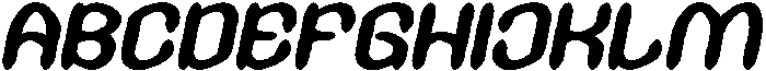 GREEN BEAN Italic otf (400) Font UPPERCASE