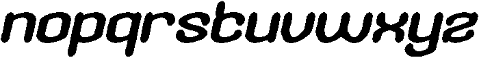 GREEN BEAN Italic otf (400) Font LOWERCASE
