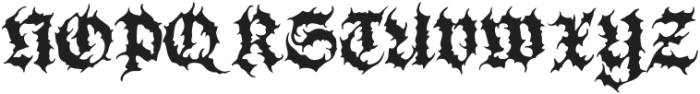 GRIMOIRE Regular otf (400) Font UPPERCASE