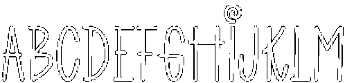 GRINCHXMAS Outline otf (400) Font UPPERCASE