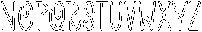 GRINCHXMAS Outline otf (400) Font UPPERCASE