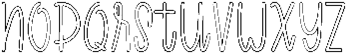 GRINCHXMAS Outline otf (400) Font LOWERCASE