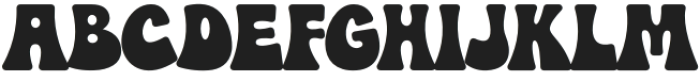 GROOVES RETRO Rounded otf (400) Font UPPERCASE