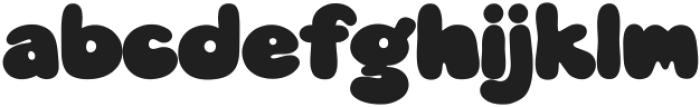 GROOVY RETRO Regular ttf (400) Font LOWERCASE