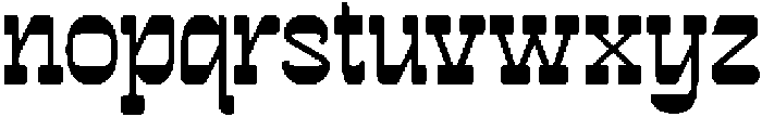 GRRawdeo-Regular otf (400) Font LOWERCASE