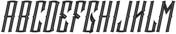 GRVS Insurrection Deco Italic otf (400) Font UPPERCASE