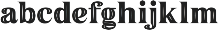 Grabag Inline otf (400) Font LOWERCASE