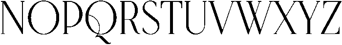 Grace Regular otf (400) Font UPPERCASE