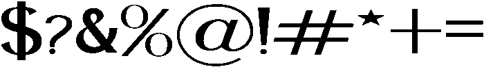 Grace Regular otf (400) Font OTHER CHARS