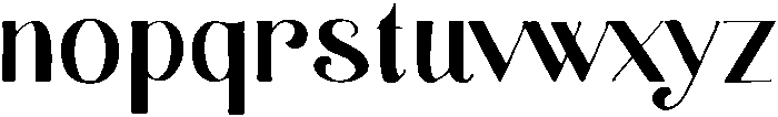 Grace otf (400) Font LOWERCASE