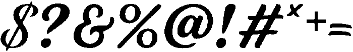 Grace otf (400) Font OTHER CHARS