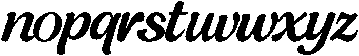 Grace otf (400) Font LOWERCASE
