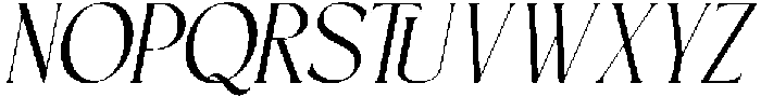 GraceLoomine-Oblique otf (400) Font UPPERCASE