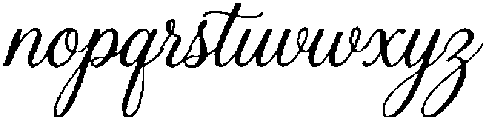 GraceWren Script otf (400) Font LOWERCASE