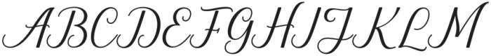 Graceful Nostagia otf (400) Font UPPERCASE