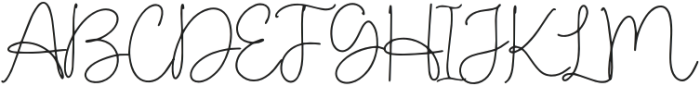 GracefulLine-Script otf (400) Font UPPERCASE