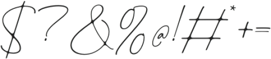 Gracelyn Handwriting otf (400) Font OTHER CHARS