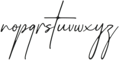 Gracelyn Handwriting ttf (400) Font LOWERCASE