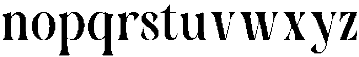 Graces Regular otf (400) Font LOWERCASE