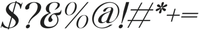 Grachy Firatte Italic otf (400) Font OTHER CHARS