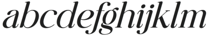 Grachy Firatte Italic otf (400) Font LOWERCASE