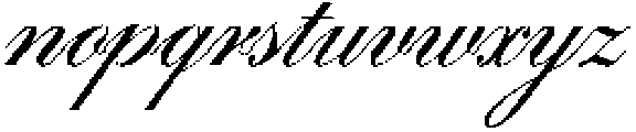 Gracia No.55 otf (400) Font LOWERCASE