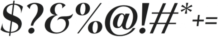 Gradia-Italic otf (400) Font OTHER CHARS