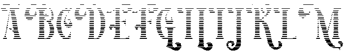 Gradient otf (400) Font UPPERCASE