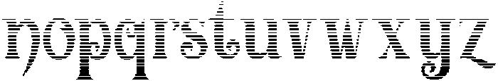Gradient otf (400) Font LOWERCASE