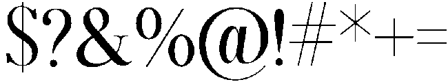 Gradine Regular otf (400) Font OTHER CHARS