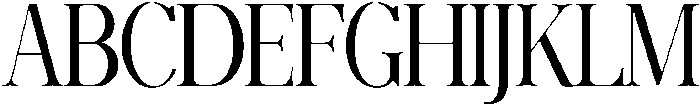 Gradine Regular otf (400) Font UPPERCASE