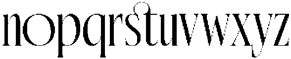 Gradneght otf (400) Font LOWERCASE