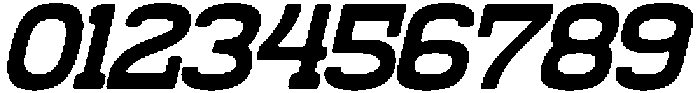 Grado Block Italic otf (400) Font OTHER CHARS
