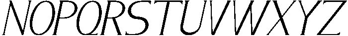 Gradonia Italic otf (400) Font UPPERCASE