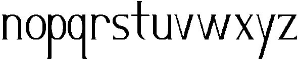 Gradonia otf (400) Font LOWERCASE