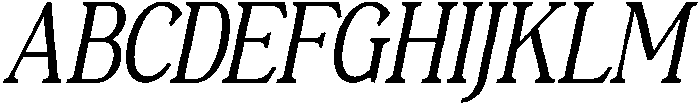 Gradual Adapty Italic otf (400) Font UPPERCASE