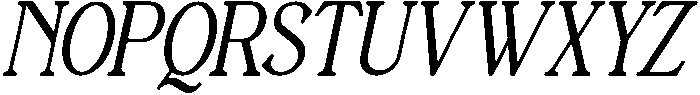 Gradual Adapty Italic otf (400) Font UPPERCASE