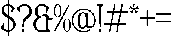Gradual Adapty otf (400) Font OTHER CHARS