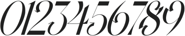Gradually Reduced Italic otf (400) Font OTHER CHARS