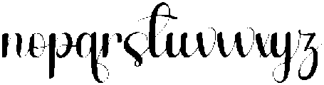 Graduation Handmade Regular otf (400) Font LOWERCASE