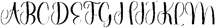 Graduation Regular otf (400) Font UPPERCASE