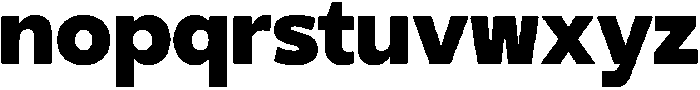 Gradvis Black otf (900) Font LOWERCASE