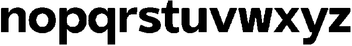 Gradvis-Bold otf (700) Font LOWERCASE