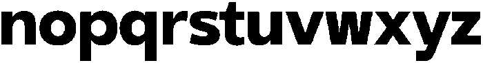 Gradvis Extra Bold otf (700) Font LOWERCASE