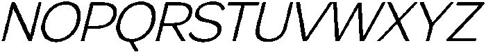 Gradvis Extra Light Italic otf (200) Font UPPERCASE